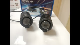 Faro lenticolare LED Moto 40w Quad Fuoristrada doppia funzione luce alta e luce bassa [upl. by Emmey]