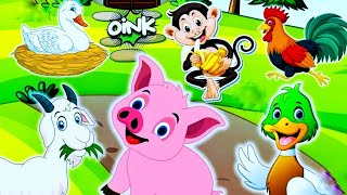 Animals Dance Video For Children👶। The animal song । Animals song। cocomelon animal band । cartoon [upl. by Joyan354]