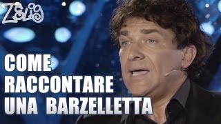 Come raccontare una barzelletta  Gioele Dix by Zelig [upl. by Roselba637]