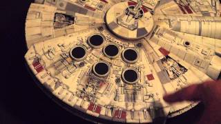 FineMolds 172 Millennium Falcon model Part 1 [upl. by Chladek]