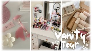 ORGANIZANDO MI VANITY LES MUESTRO TODO MI MAQUILLAJE [upl. by Calondra849]