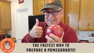 The FASTEST Way to Prepare a Pomegranate [upl. by Meikah]