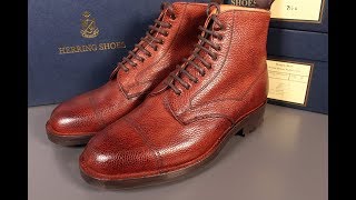 HERRING SHOES by Cheaney quotWINDERMEREquot Veldtschoen Boot [upl. by Cressida]