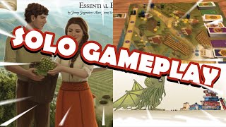 Viticulture Essential Edition Full Solo Gameplay Normal Difficulty [upl. by Ephrem173]