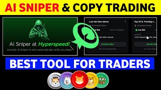 AI Sniper  auto buy amp sell and Copy Trading  Best Tool for solana Meme Coin trading [upl. by Clementis249]