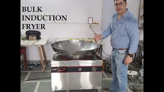 INDUCTION BULK FRYER  KADHAI [upl. by Leoy]