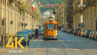 4K Turin Italy  City Life Video with City Sounds  Top Italian Destinations [upl. by Aleksandr663]