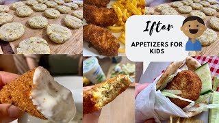 3 kid Friendly Yummy Appetizers for Iftar Ramadan Recipes [upl. by Heater]