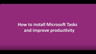 How to install Microsoft Tasks in Teams to improve productivity [upl. by Arakal605]