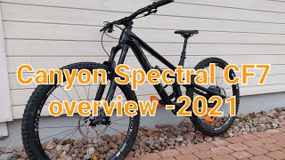 CANYON SPECTRAL CF 7 Overview 2021 NEW MODEL TRAILBIKE [upl. by Aihselef]