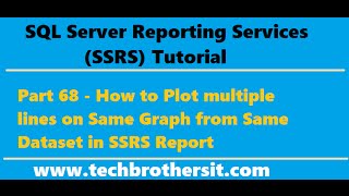 SSRS Tutorial 68  How to Plot multiple lines on Same Graph from Same Dataset in SSRS Report [upl. by Oneida301]