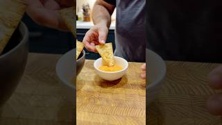 Quick crispy homemade tortilla chips in the air fryer Yes please 🥳 [upl. by Nairbo]