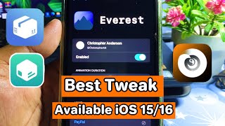 Top Best Tweak available iOS 1516 Jailbroken  Sileo amp Zebra Tweaks [upl. by Anaujnas301]