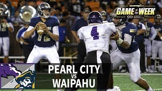 SL Recap  Pearl City vs Waipahu OIA D2 Football Championship 2017 [upl. by Anitserp]