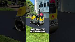 How to Roll Asphalt Driveways [upl. by Hacceber]