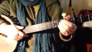 Done Gone in Bflat clawhammer banjo [upl. by Boys]