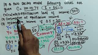 Two sector closed macroeconomic model [upl. by Yelrebmyk136]