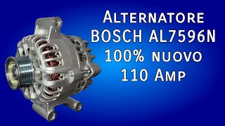 IT  Alternatore BOSCH AL7596N Premium 100 nuovo 110 Amp alternatore riparazioneauto recensione [upl. by Ainel]