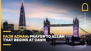 Fajr adhan prayer to Allah that begins at dawn [upl. by Jola]