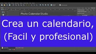 Como Crear un Calendario con Fotos HD facil y profesional [upl. by Ellenad694]