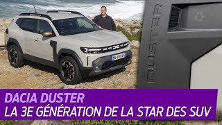 Nouveau Dacia DUSTER 2024 A bord du SUV star de 3e génération [upl. by Blakeley502]