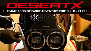 Ducati DesertX ADV Build  ASMR  Part 1 [upl. by Shandie]