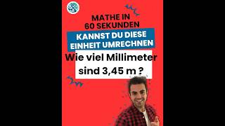 Kannst Du diese Einheit Längenmaß umrechnen Mathe lernen mit Mathetipps 🧮🫶🏻 [upl. by Wershba360]