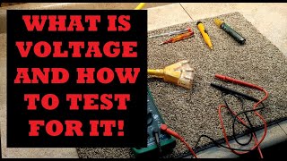 Voltage Explained amp How to Test for it using a Multimeter Pen tester amp NonContact for home owners [upl. by Annayar]