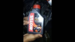 Motul 7100 10w40 on gixxer [upl. by Earl]