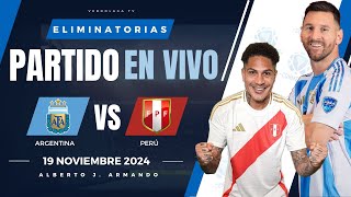 🔴 Argentina vs Peru EN VIVO  Eliminatorias [upl. by Emiatej]