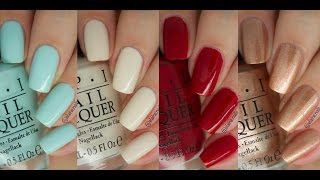 OPI Venice Collection Live Swatches [upl. by Aicak916]