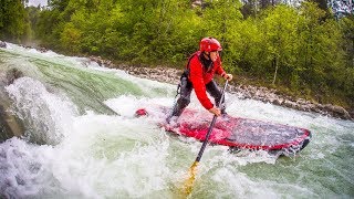 Dan Gavere Starboard Whitewater SUP Instructional Bracing [upl. by Frankie]