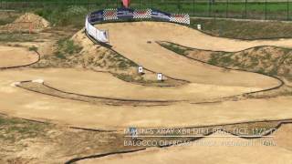 Malins Xray XB4 dirt practice 11717 Balocco Piedmont Italy [upl. by Nirra]