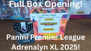 FULL BOX OPENING NEW Panini Premier League Adrenalyn XL 2025 Football Cards 50 Pack Opening [upl. by Nylad]