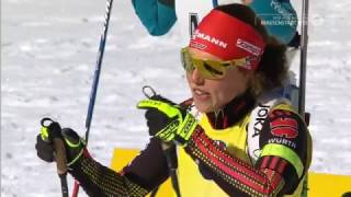 Damen Massenstart Biathlon WM 2017 HochfilzenHD [upl. by Atirehs338]