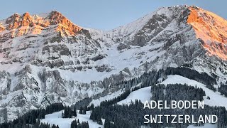 Morning walk  ADELBODEN Switzerland  Alps switzerland alps [upl. by Akimas]