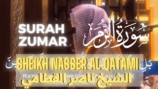 Sheikh Nasser Al Qatamis I Surah Zumar سورة زمر I تلاوة القرآن الكريم للشيخ ناصر القطامي quran [upl. by Adah]