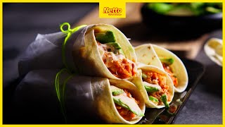 Wrap Rezept I JackfruitTinga Wraps mit ChipotleSauce I Aufwand Mittel I NETTO [upl. by Statis418]