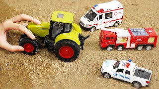 60 Mins rescue mini tractor from monster hand in cave  Diy mini truck to making bridge and road [upl. by Canada828]