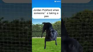 Jordan Pickford‘s when somebody’s taking a pen ￼ [upl. by Anitel]