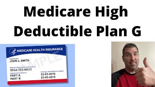 Medicare High Deductible Plan G [upl. by Novyaj]