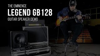 The Eminence Legend GB128 Guitar Speaker Demo [upl. by Ania]