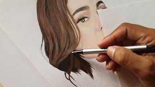 Drawing Ivana Alawi  color pencil drawing colorpencil ivanaalawi [upl. by Eldrida]