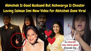 Abhishek is good husband but ashiraya is cheater loving Salman Simi video for Abhishek gone viral [upl. by Lednyk]