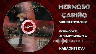 KARAOKE HERMOSO CARIÑO VICENTE FERNANDEZ [upl. by Rehteh]