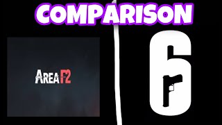 Area F2 Rainbow 6 siege side by side comparison [upl. by Collins]