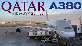 QATAR Airways Airbus A380 🇬🇧 London Heathrow LHR to DOH Doha 🇶🇦 SHORT FLIGHT REPORT [upl. by Fritts]