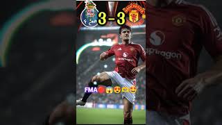 Porto vs Man Utd 33 Highlights GoalsRashford amp Maguire Goal🔴🤯shorts manutd football viralvideo [upl. by Allecram]