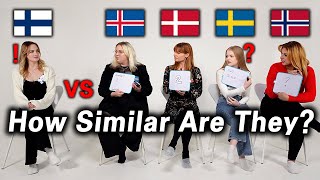 Finnish l Nordic Can You Understand Each Other [upl. by Coffeng]