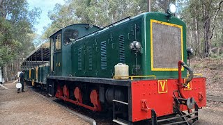 Hotham Valley Railway  V4 Pulling The Forest Train [upl. by Auburn427]